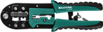 KRAFTOOL RJ-Pro, (RJ45, RJ11,RJ12), универсальный кримпер (22698)