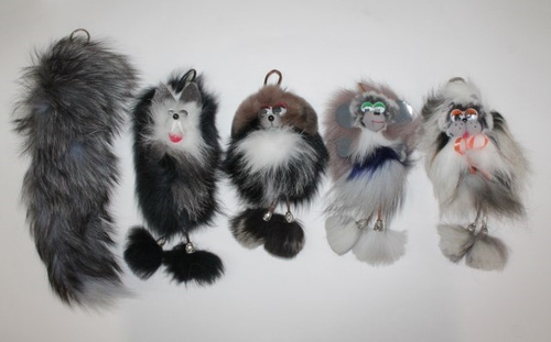 Игрушки меховые натур. в ассорт. (Москва)