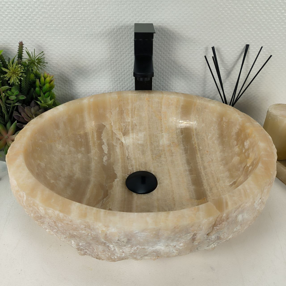 Раковина из оникса Erozy Yellow EO-64540 47*42*15 0159