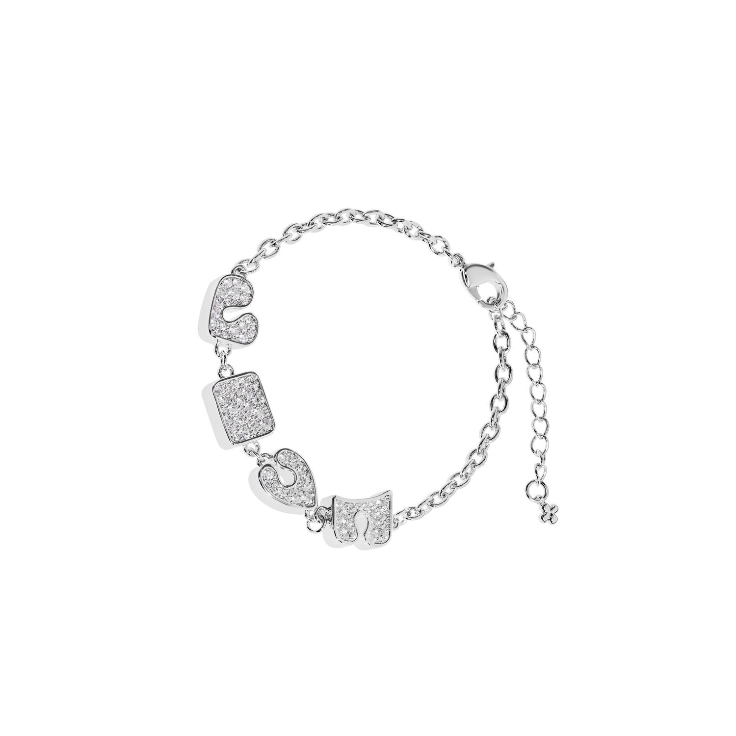 Браслет Hippie Love Bracelet - Silver