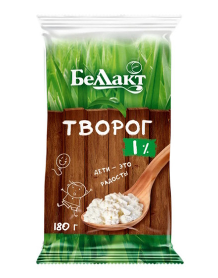 Творог 1% 180г Беллакт