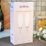 Набор бокалов для шампанского 2шт 180мл "Элегия" Jewel