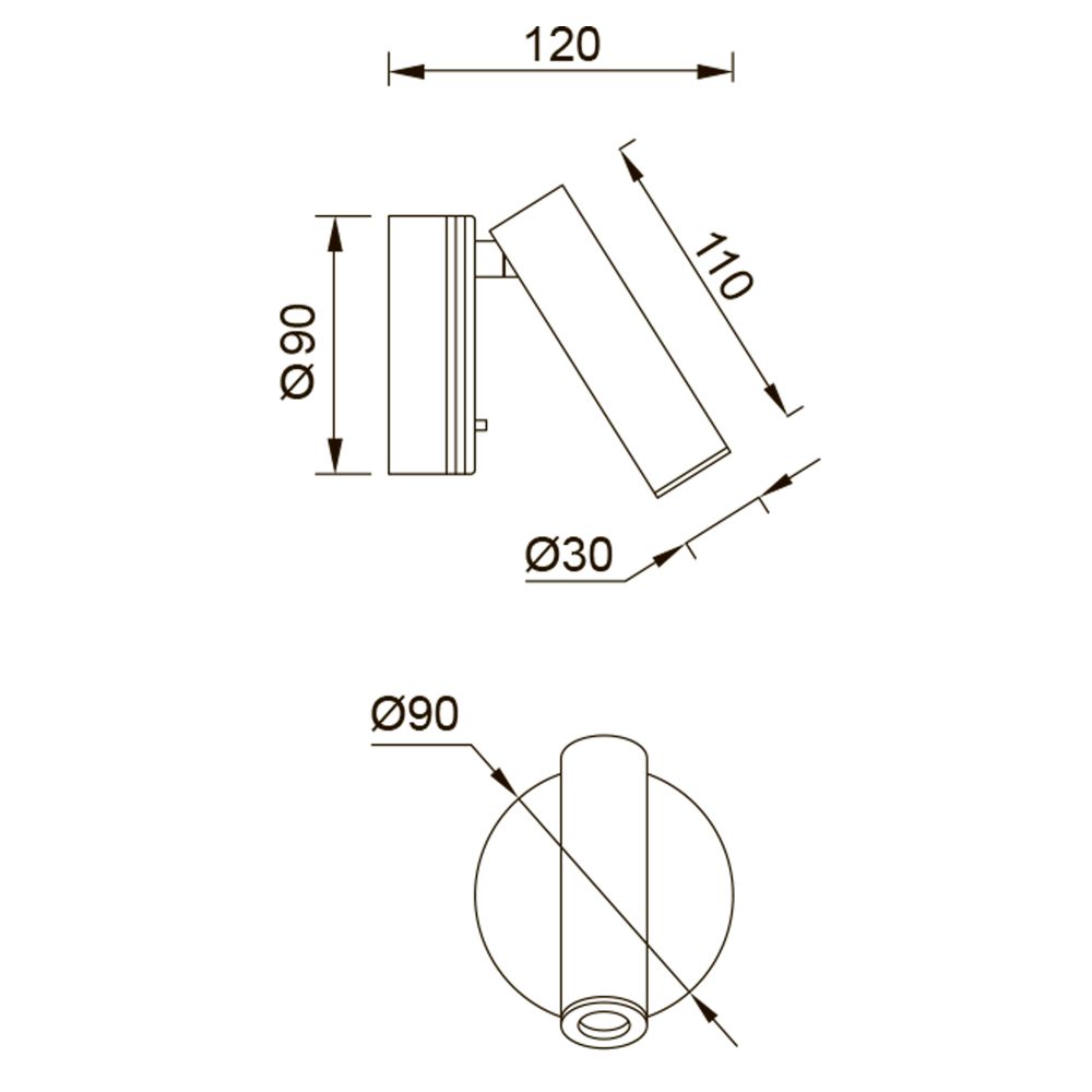 8834 Настенный светильник PREA