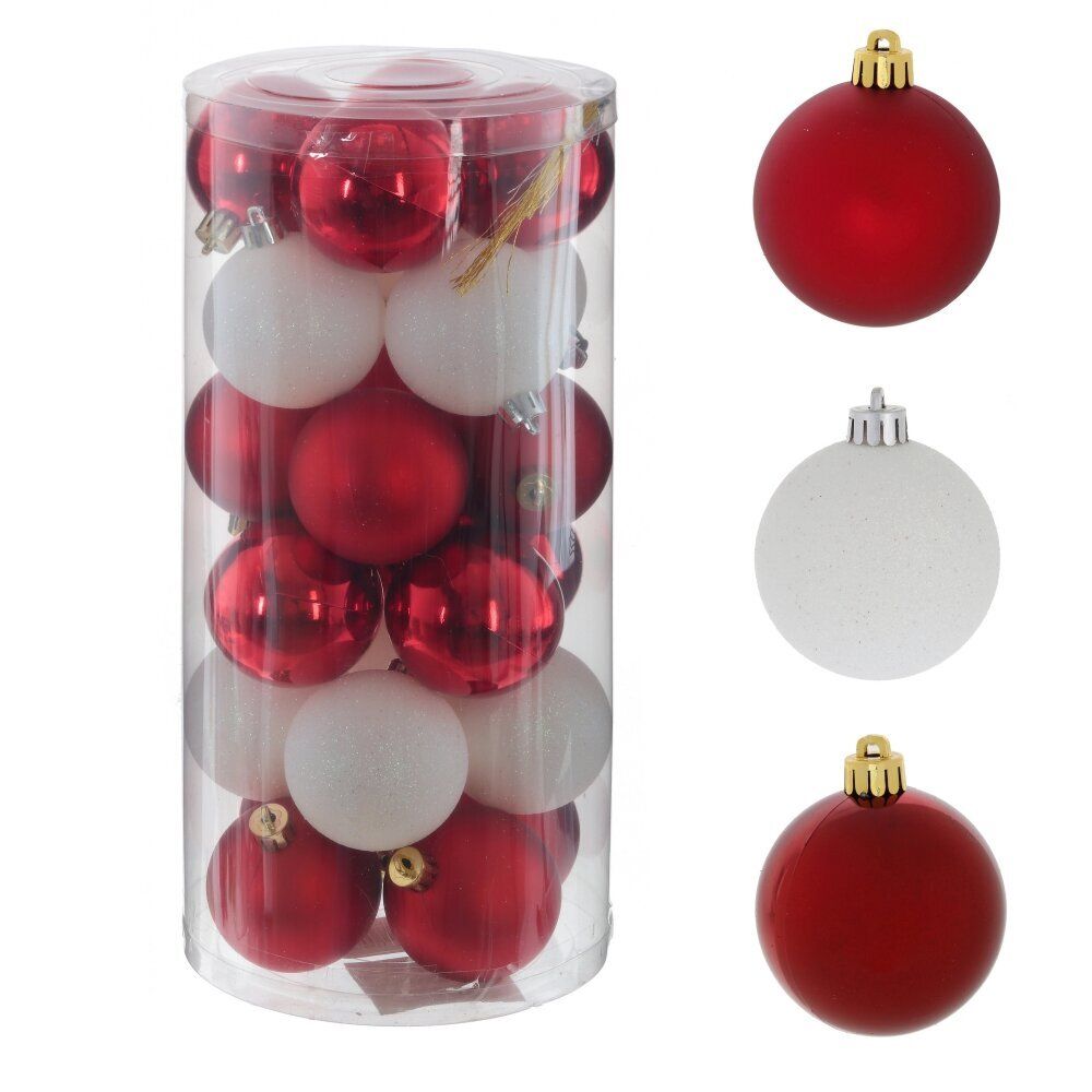 GAEM Набор из 24шт Украшение новогоднее "Шар", D 6 см, L14 W14 H31 см