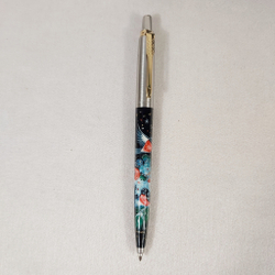 Ручка "Снегири" с ручной росписью Палех