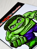 Наклейка - силач