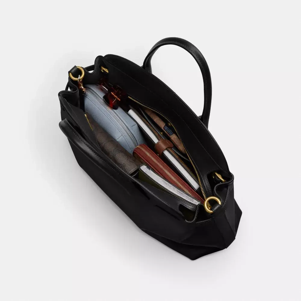 COACH СУМКА SOFT EMPIRE 40, ЧЕРНЫЙ