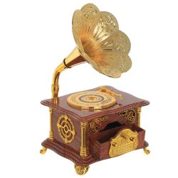 GAEM Изделие декоративное "Граммофон" (музык.), L15,5 W12 H27 см