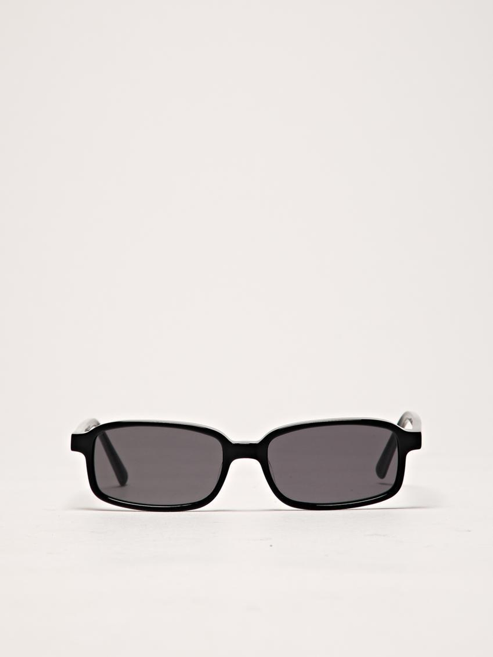 Massimo Dutti Маленькие солнцезащитные очки прямоугольной формы, черный