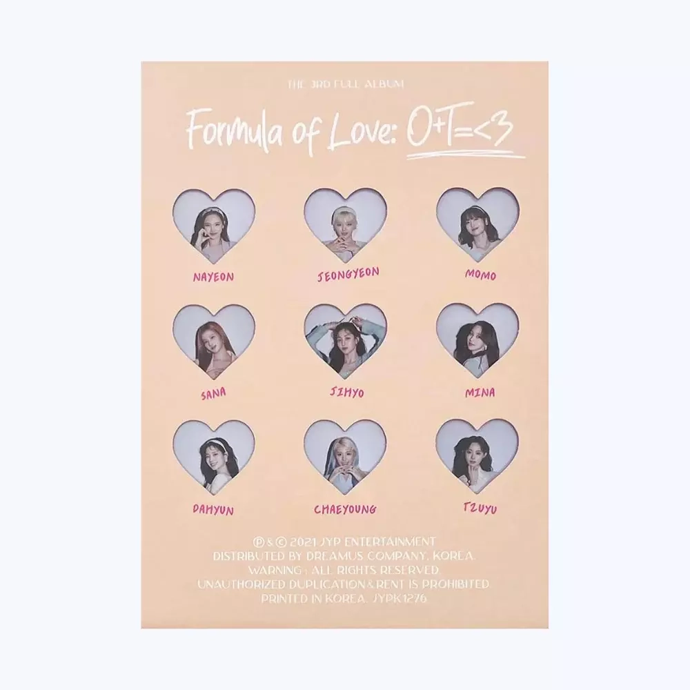 Альбом TWICE - Formula of Love: O+T=&lt;3