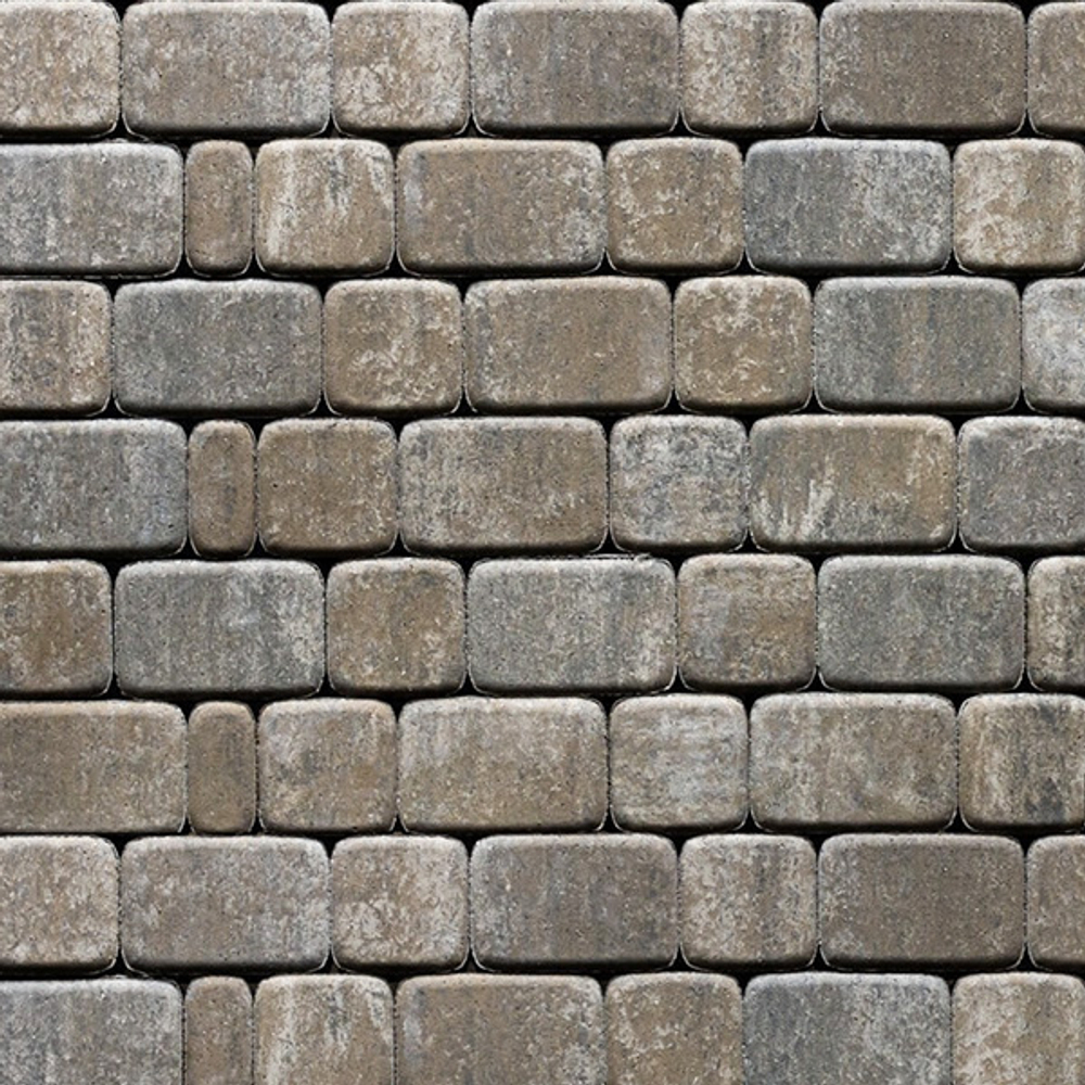 Тротуарная плитка КЛАССИКО - Листопад гладкий Песчаник, комплект из 3 видов плит