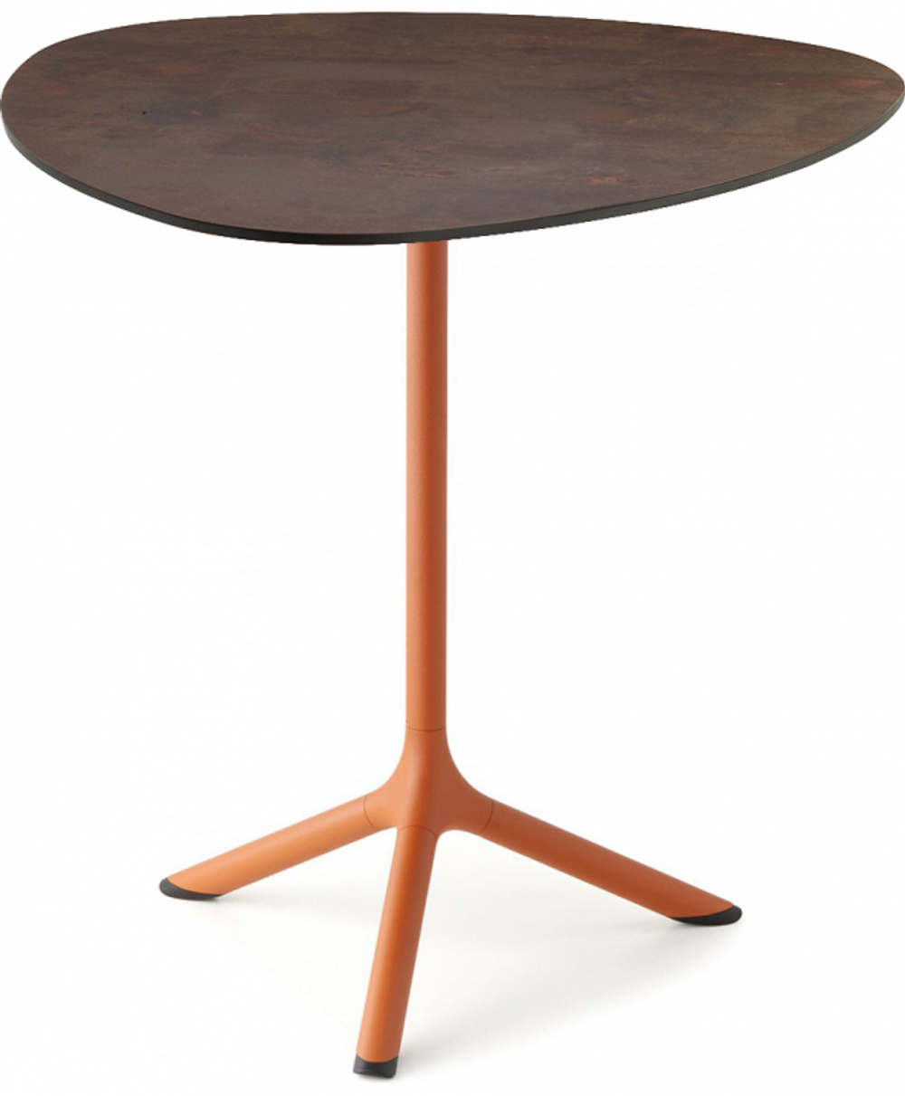 Стол ламинированный обеденный складной Scab Design Tripe Folding, терракотовый, кортен