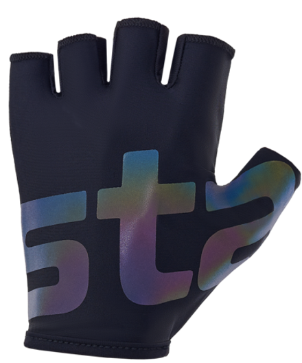 Перчатки для фитнеса WG-102, черный/светоотражающий