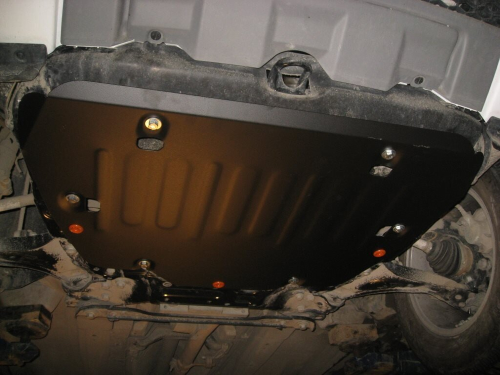 Защита картера и КПП (сталь 2 мм) для Land Rover Freelander 2 2006-2014 (V - все) Alfeco.ALF3811st