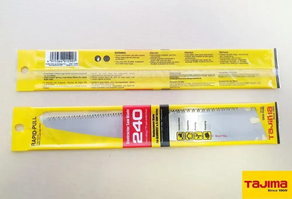 Полотно пильное сменное TAJIMA GKB-G240 (240мм) для пил ALUMINIST и G-SAW (GKBG240)