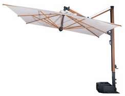 Зонт профессиональный Galileo Wood 300х400 см, слоновая кость