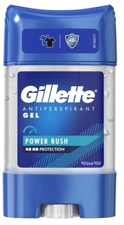 GILLETTE Гел.антипер-дезодорант POWER RUSH 75мл.