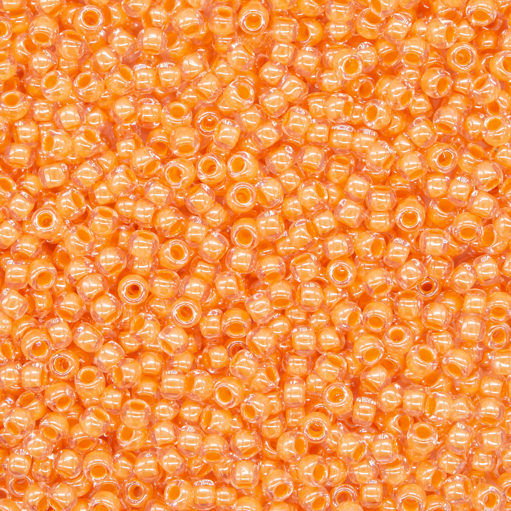 Японский бисер TOHO Round 11/0 (№984), окрашенный изнутри прозрачный
