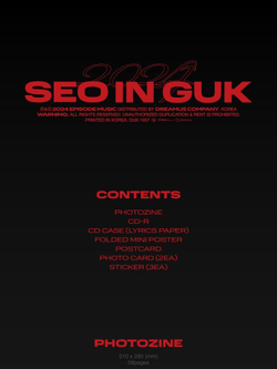 Альбом SEO IN GUK - SEO IN GUK 2024 Single Album
