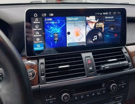 Магнитола BMW X5 (E70), X6 (E71) 2009-2014 CIC - Carmedia MKD монитор 12.3", Android 11, 6Гб+128Гб, CarPlay, 4G SIM-слот