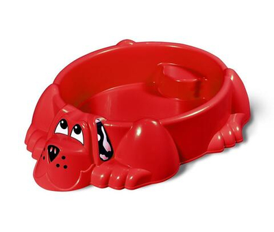 Песочница Собачка 373 красный (Sheffilton KIDS)