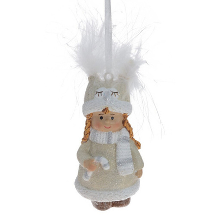806684 Изделие подвесное "Девочка" 4,5*3,5*8см