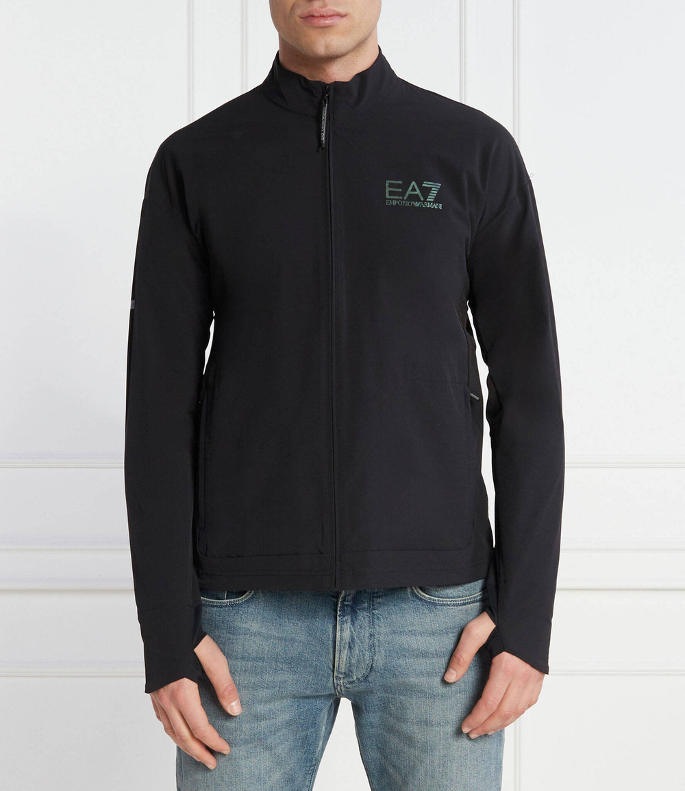 Худи EA7 - черный(3DPM31 PNFWZ)