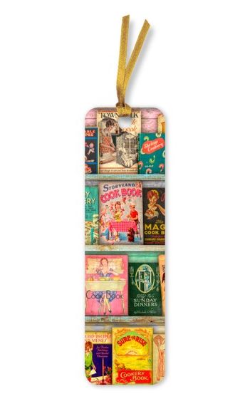 Əlfəcin \ Закладки \ Bookmark Aimee Stewart: Vintage Cook Book Library Bookmarks (pack of 10)