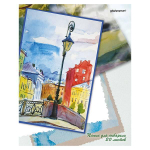 Папка для акварели 20 л. А4 200 г/м2 "Фонарик. Гознак" (Schoolformat)