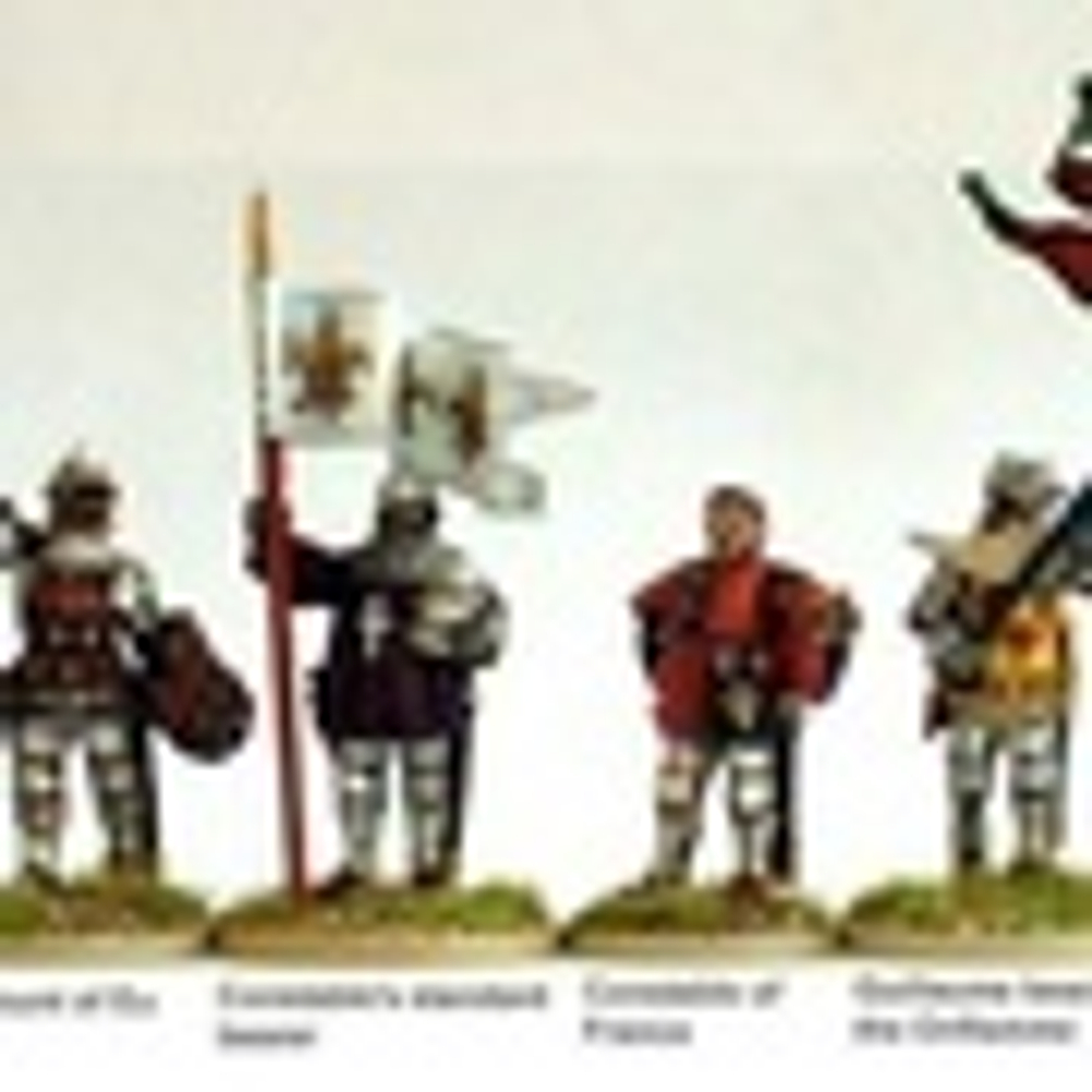 Fench High Command at Agincourt on foot