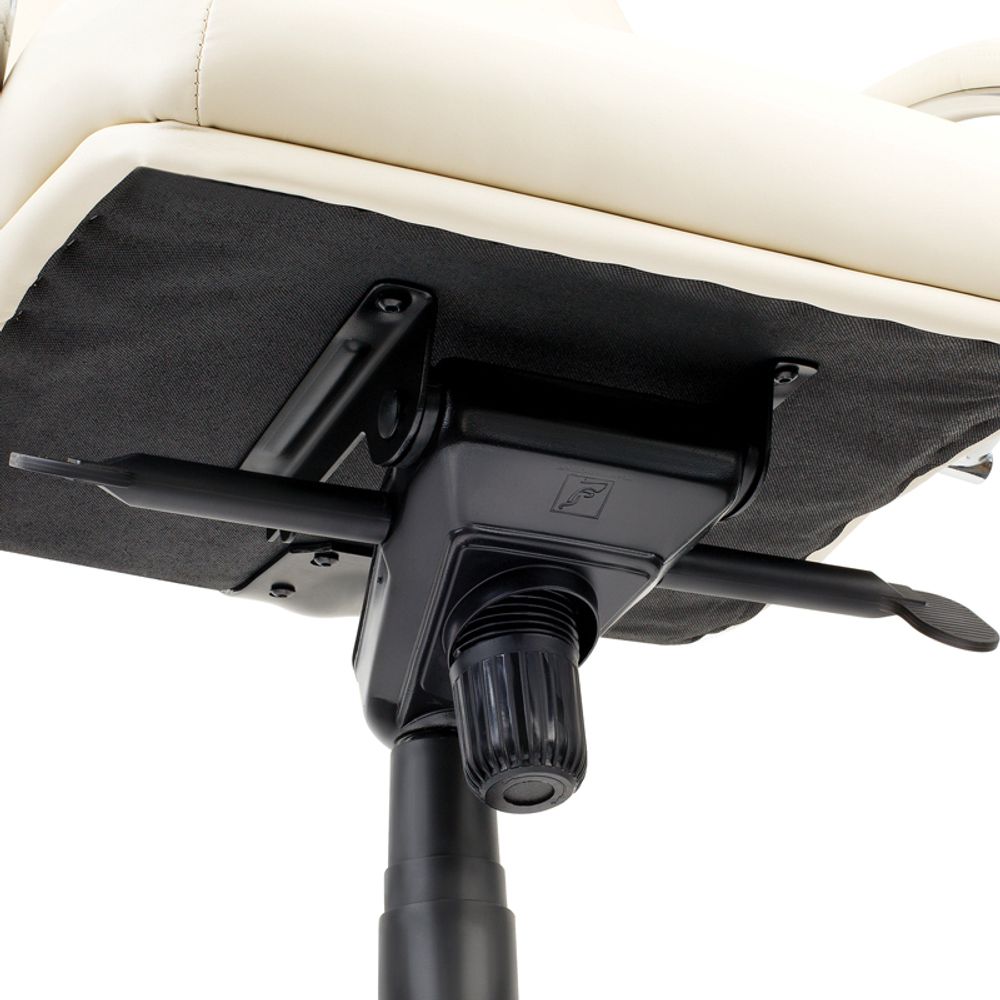 Кресло руководителя Helmi HL-ES11 "Сonvince", повышенной прочности, экокожа бежевая, мультиблок, до 250кг