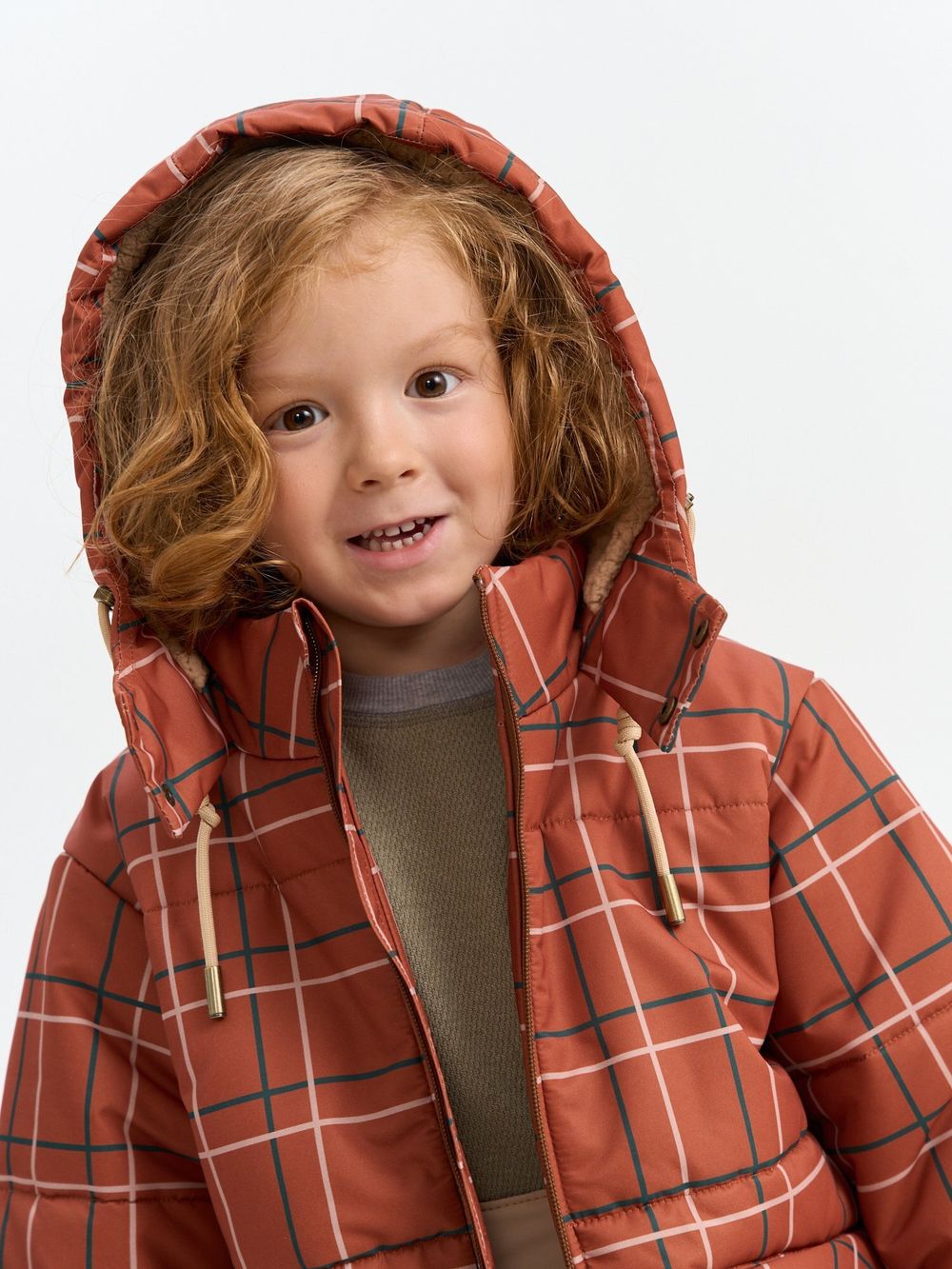 Куртка зимняя стеганая "Терракот"