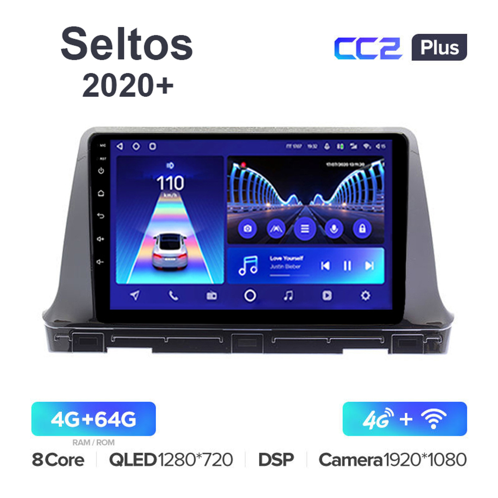 Teyes CC2 Plus 10,2"для Kia Seltos 2020+