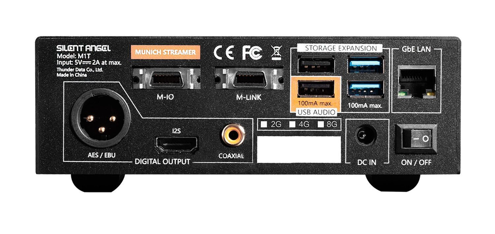 Сетевой аудио транспорт Silent Angel Munich M1T 4 Гб