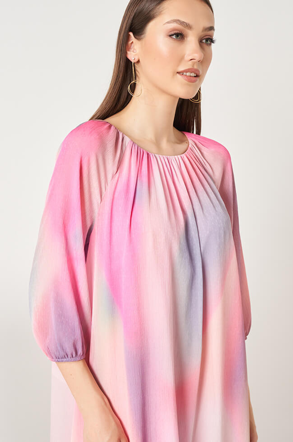 51470 Платье женское (розовый принт)