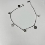 Браслет на ногу с подвесками