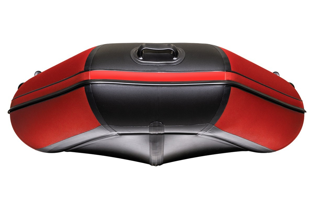 Аква-2800 СК слань+киль красная/черная (лодка пвх под мотор)