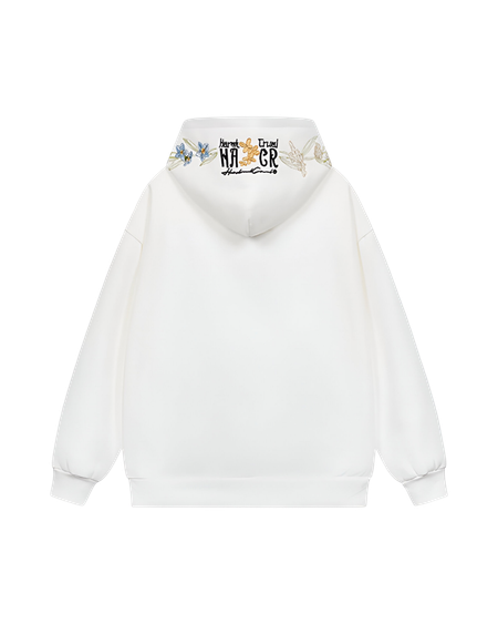 Худи HARSHandCRUEL "Hood Flowers" Oversized Hoodie