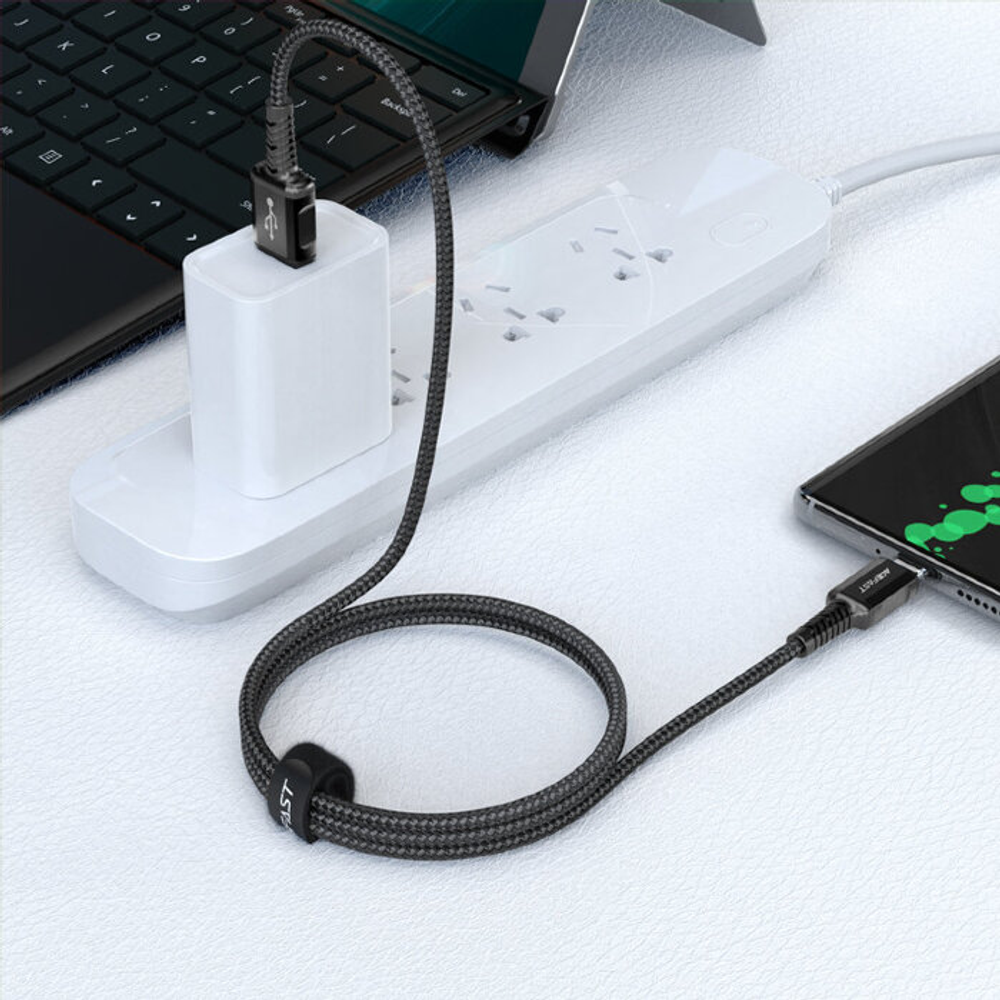 C1-04 USB-A to USB-C aluminum alloy charging data cable