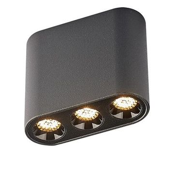 7092/8CL HIGHTECH ODL25 335 Потолочный светильник черный/металл/акрил IP20 LED 5W 380Лм 3000K 220V SMALL