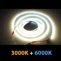 светодиодная лента для люстры 5м двух цветная / два контакта