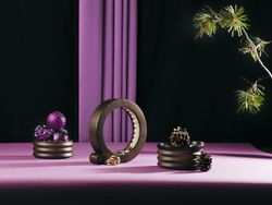 Шкатулка для украшений Tesora, черный орех