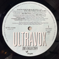 Винтажная виниловая пластинка LP Ultravox The Collection (Japan 1984)