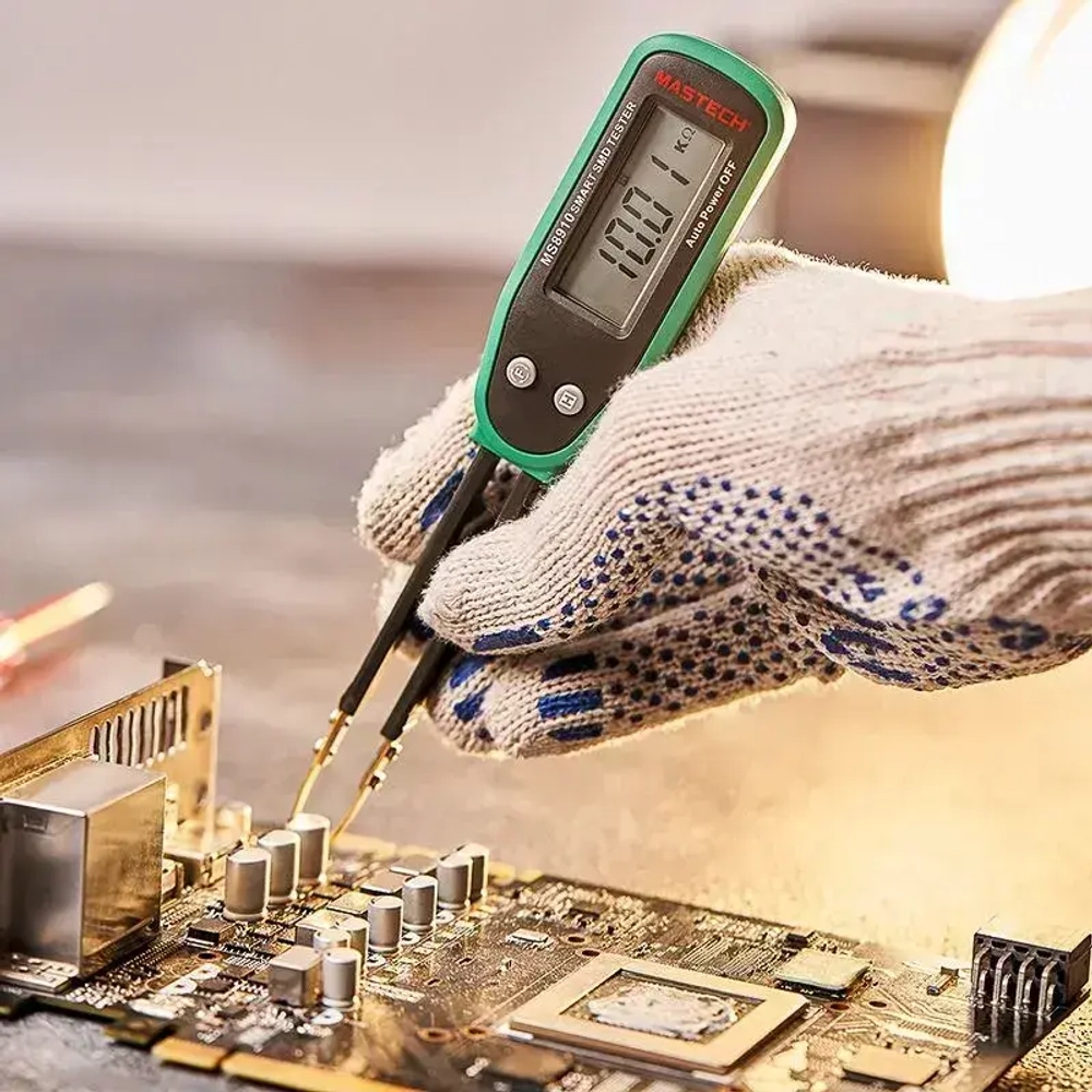 Мультиметр MS8910 оригинал MASTECH измеритель емкости резисторов диодов SMD автомат