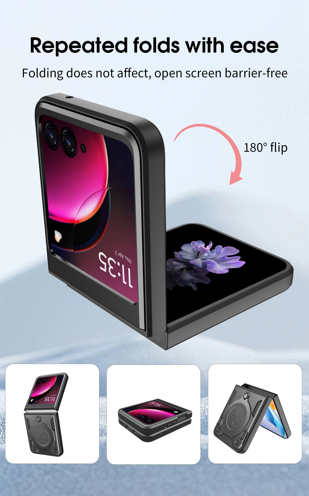 Чехол с кольцом Big Ring Case Moto Razr 50