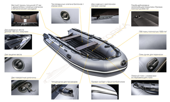Надувная лодка Apache 3900 НДНД