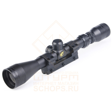 Прицел оптический Gamo 3-9x40 LLWR +ЛЦУ +Фонарь