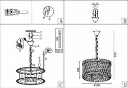 Подвесной светильник ST-Luce Fabio SL1170.303.06