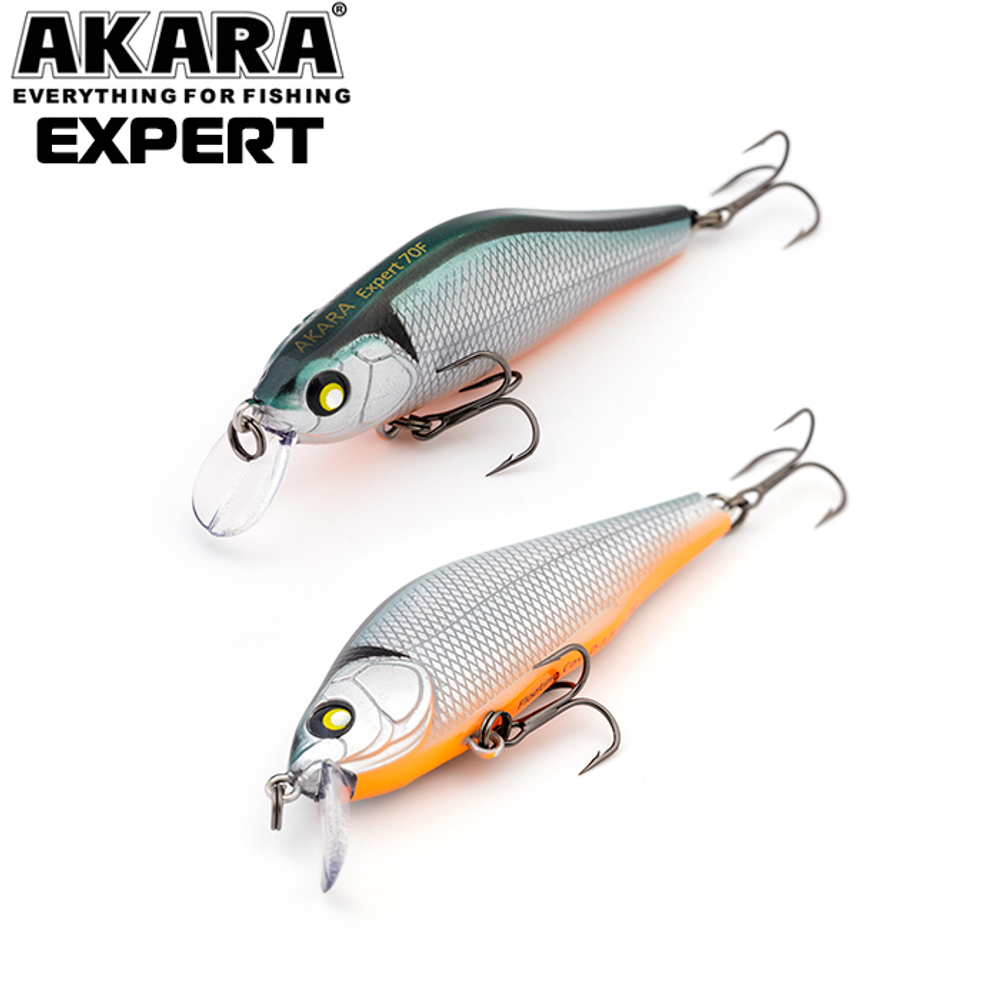 Воблер Akara Expert 70F 9 гр. (1/3 oz 2,8 in) A23