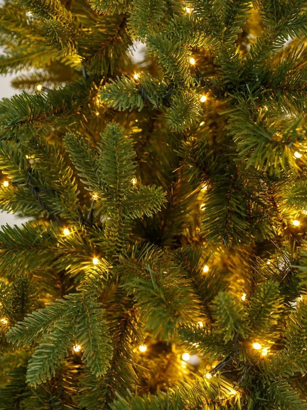 Елка с гирляндой «Барокко» (Литая+пвх) 120 см / 1,2 м